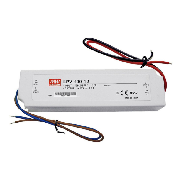 LED napájaci zdroj LPV 100 - 12V 100W 8.5A IP67
